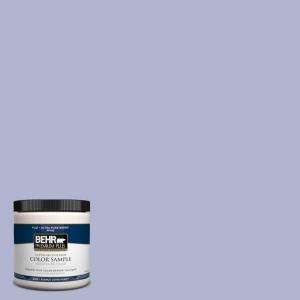 BEHR Premium Plus 8 oz. Purple Surf Interior/Exterior Paint Tester 