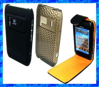 4x Zubehör für Nokia N8 Schutzhülle Hardcase+TPU Case+Schutzfolie 