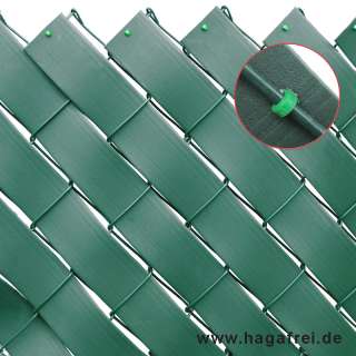 Sichtschutz Kunststoff grün Maschendraht u. Metallzäune  