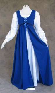 Renaissance Ren Faire Medieval Gown Dress Costume BL 2X  
