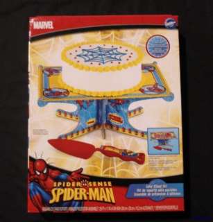 Wilton Marvel Spider Man Cake Stand W/Server NEW  