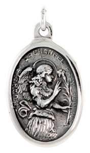 St. Gabriel Archangel Pendant 925 Sterling Silver prp39  