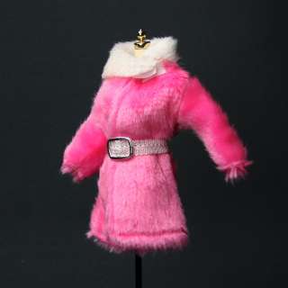 MF1005 BN Pink Fashion Fur Coat for Barbie FR I G  
