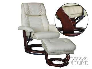 Piece Lauralyn Stressless Chair and Ottoman, Ivory  