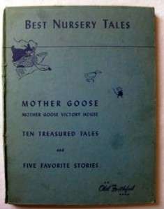 RARE Best Nursery Tales Mother Goose Little Black Sambo  