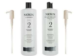 Nioxin System 2 Cleanser & Scalp Therapy Set 33.8oz w/P  