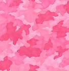 Moda Deb Strain Meadow Friends Camo Camouflage Posie Pink Fabric Yard