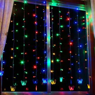 120 LED Multicolor Icicle Curtain Lights 2*1.2M  Wedding Lcl06  
