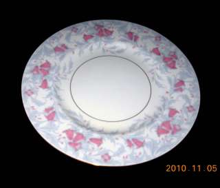 11 dinner plates. Minton Pattern S295 Debutante gray.  