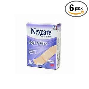  Nexcare Softn Flex Bandage, One Size, 35 Count Packages 