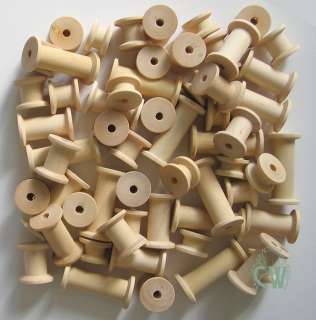 Wooden Spools / Empty Cotton Reels Bag of 60 (Approx)  