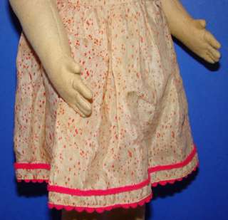 Lenci Cloth Doll Washable Face Original Clothing C1930s  