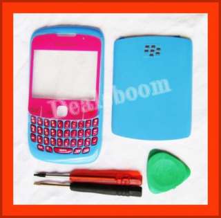   Mixed Coloral Housing Faceplate Case for Blackberry Curve 8520 8530 4p