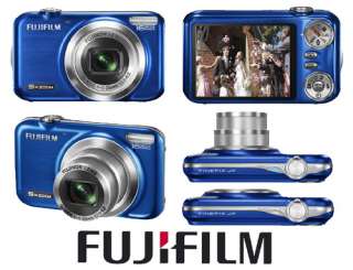 NEW FUJI FINEPIX JX350 BLUE 16MP DIGITAL CAMERA BUNDLE 4547410145830 