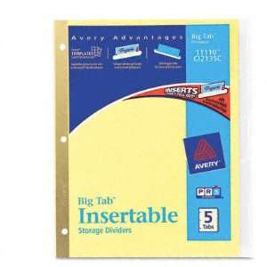  Avery WorkSaver Big Tab Reinforced Dividers w/Clear Tabs 