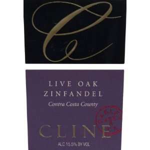  Cline Cellars Zinfandel Live Oak Vineyard 2008 750ML 