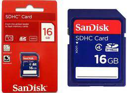 SANDISK 16GB SDHC MEMORY CARD CLASS 4 SD FOR CAMERA NEW  