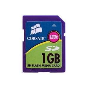  Corsair 1GB 133X Secure Digital Memory Card Retail 