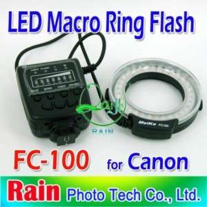   Meike LED Macro Ring Flash FC100 For Canon Camera DSLR