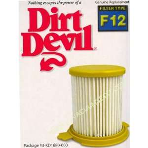  Dirt Devil F12 (For Vision Canister ) Genuine Hepa Filter 