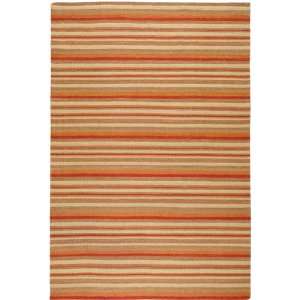  Frontier Collection Contemporary Hand Woven Wool Rug 5.00 