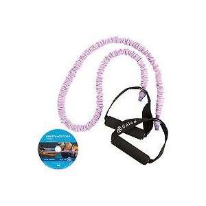  Gaiam Covered Resistance Cord Workout Kit   Light 
