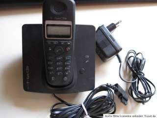   T   Easy C214   Telefon mit Ladestation   Kabel und Adapter