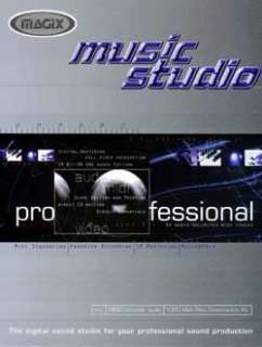 MAGIX MUSIC STUDIO 6.0 Professional Ed   Maker Creator  