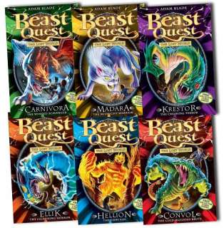 Beast Quest Series 7 6 Books Pack Set (37 to 42) New RRP £ 29.94