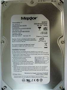 MAXTOR DIAMONDMAX 21 320GB STM3320620A P/N9DP04G 326 IDE HDD 
