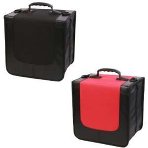    520 Red+black Cd Dvd r Storage Case Wallet Holder  Electronics