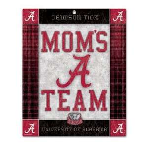  Alabama Crimson Tide Sign   Wood Moms Team Sports 