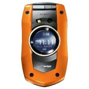 Casio GzOne Boulder Phone, Orange (Verizon Wireless) Rugged   Flip 