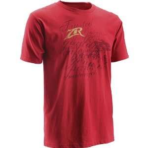  Z1R Mens Victory Short Sleeve T Shirt Red XXL Automotive