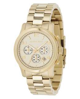 Michael Kors Watch, Womens Chronograph Goldtone Bracelet MK5055 