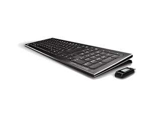    HP BL549AA#ABA Black USB RF Wireless Slim Keyboard and 