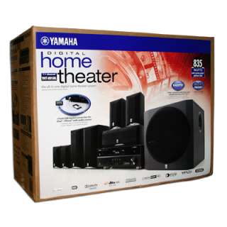 Yamaha YHT 895BL Complete 7.1 Channel Home Theater System  Brand New 