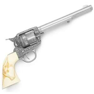 US M1873 Old West Six Shooter Pistol with Antique Grey/Silver Finish 