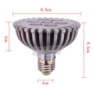 E27 PAR30 7W High power LED White Light Lamp Bulb  