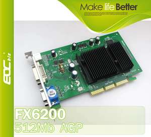     X0015 NEW Video Graphics Card nVIDIA GeForce 6200 512 MB AGP  
