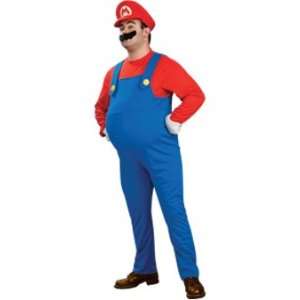  Super Mario Deluxe Adult Mario Costume  Official Licensed 