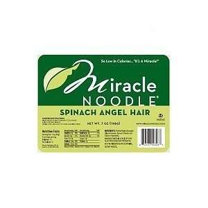 Miracle Noodle, Spinach Angel Hair   7 ounce Package  