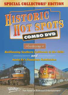 Historic Hot Spots Combo DVD NEW Pentrex Santa Fe Pasadena Sub SP UP 