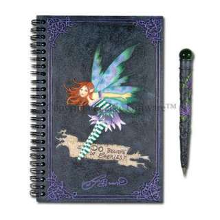 Believe Fairy Journal and Pen Set Amy Brown Fairies  