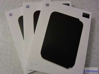 Authentic HP TouchPad Tablet Slipcase Sleeve Case Black NEW original 