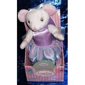   Angelina Ballerina 14 Poseable Plush with Alices Present DVD Toys