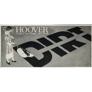  1925 Vintage Billboard Ad Hoover Vacuum Cleaner Dirt 