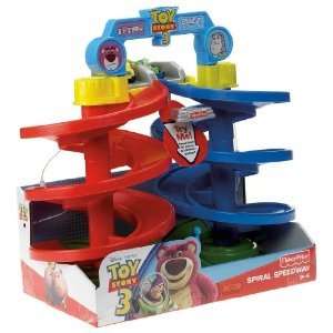 Fisher Price Toy Story 3 Big Spiral Speedway Car Ramps  