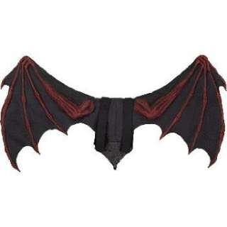  Large Bat Wings (Blacklight Red) Accessory: Clothing