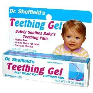 Dr. Sheffields Baby Teething Gel .33oz (Pack of 2) Baby